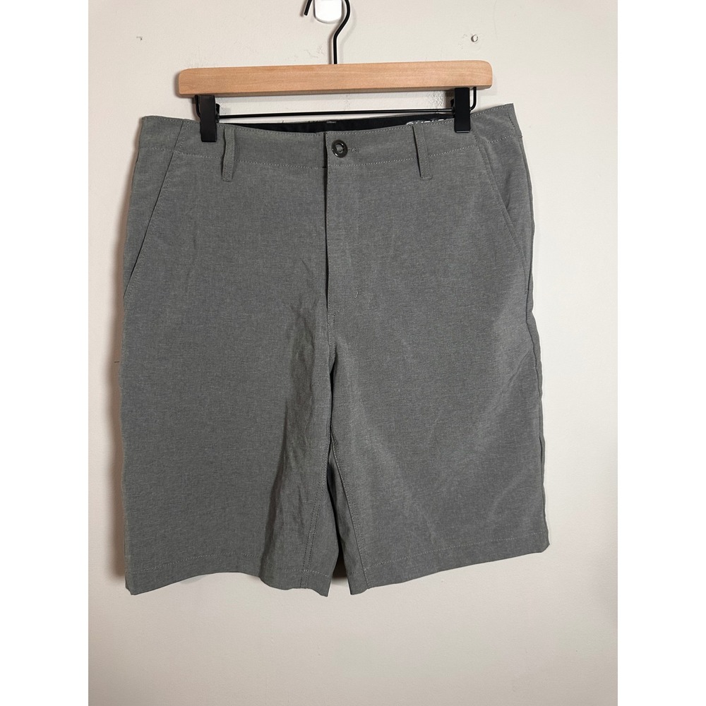 Volcom Surf & Turf Hybrid Shorts Mens 32 Heather Gray 4 Way Stretch Boardshorts